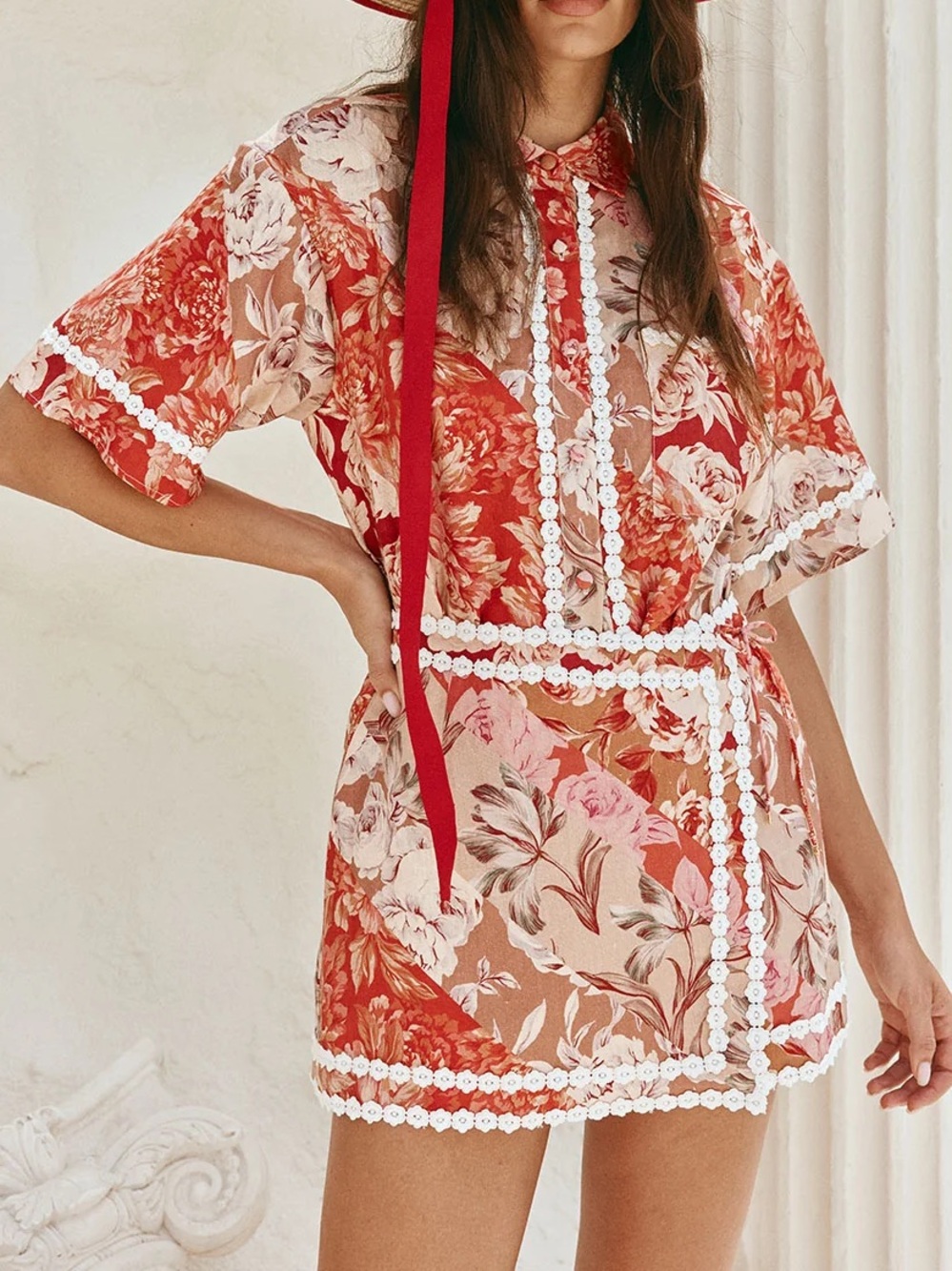Zaco by Sabo La Dolce Vita Shirt, NWT, SZ XS, in Solafleur floral print